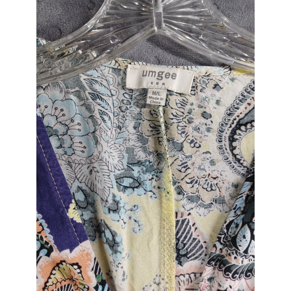 Umgee - Paisley Print Kimono. M/L BohoChic Whimsigoth Witchy Vibes - Picture 2 of 6